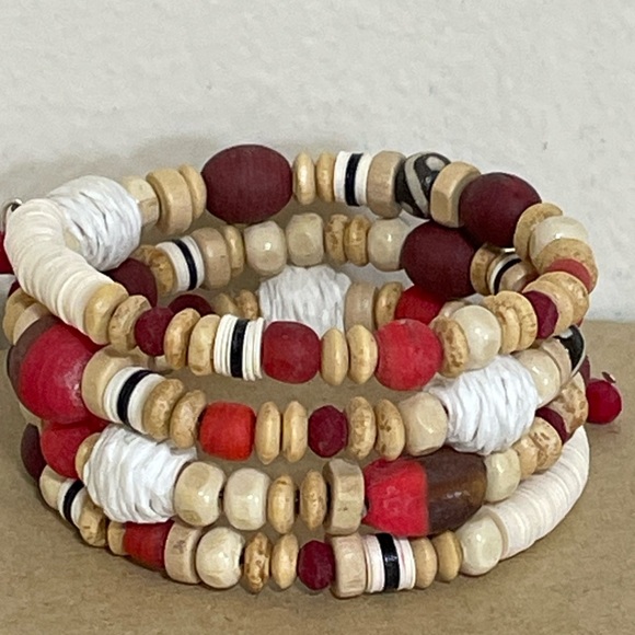 🎉❤️Catherine Boho Multicolor Coil Bracelet - Picture 3 of 3